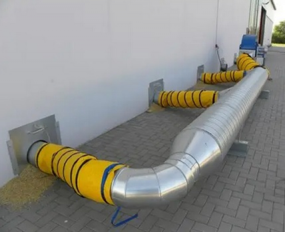 Preview: Teleskopbelüftungsrohr DN 300 zur Belüftung von Getreide im Flachlager